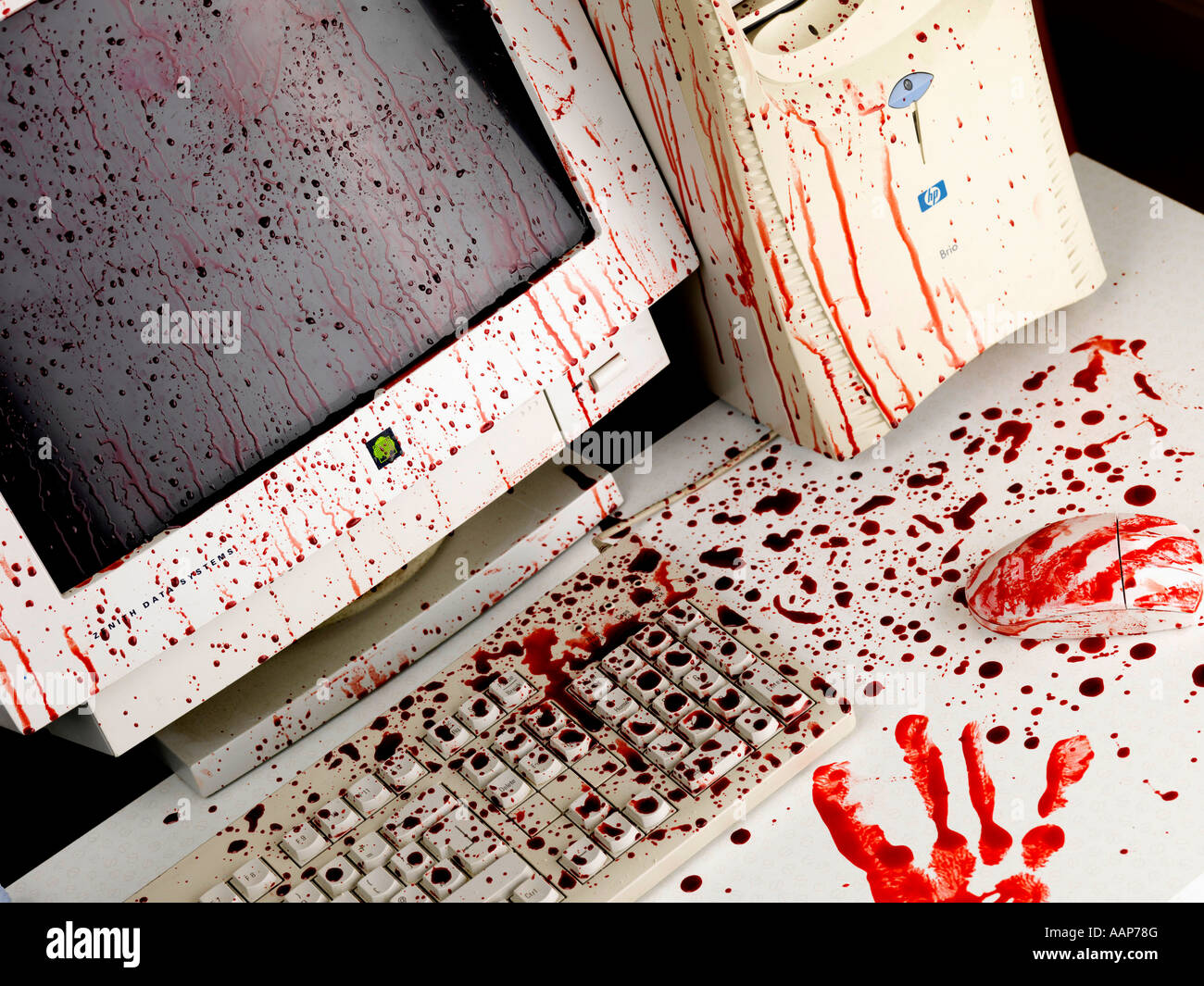 Meurtre Banque D'Images