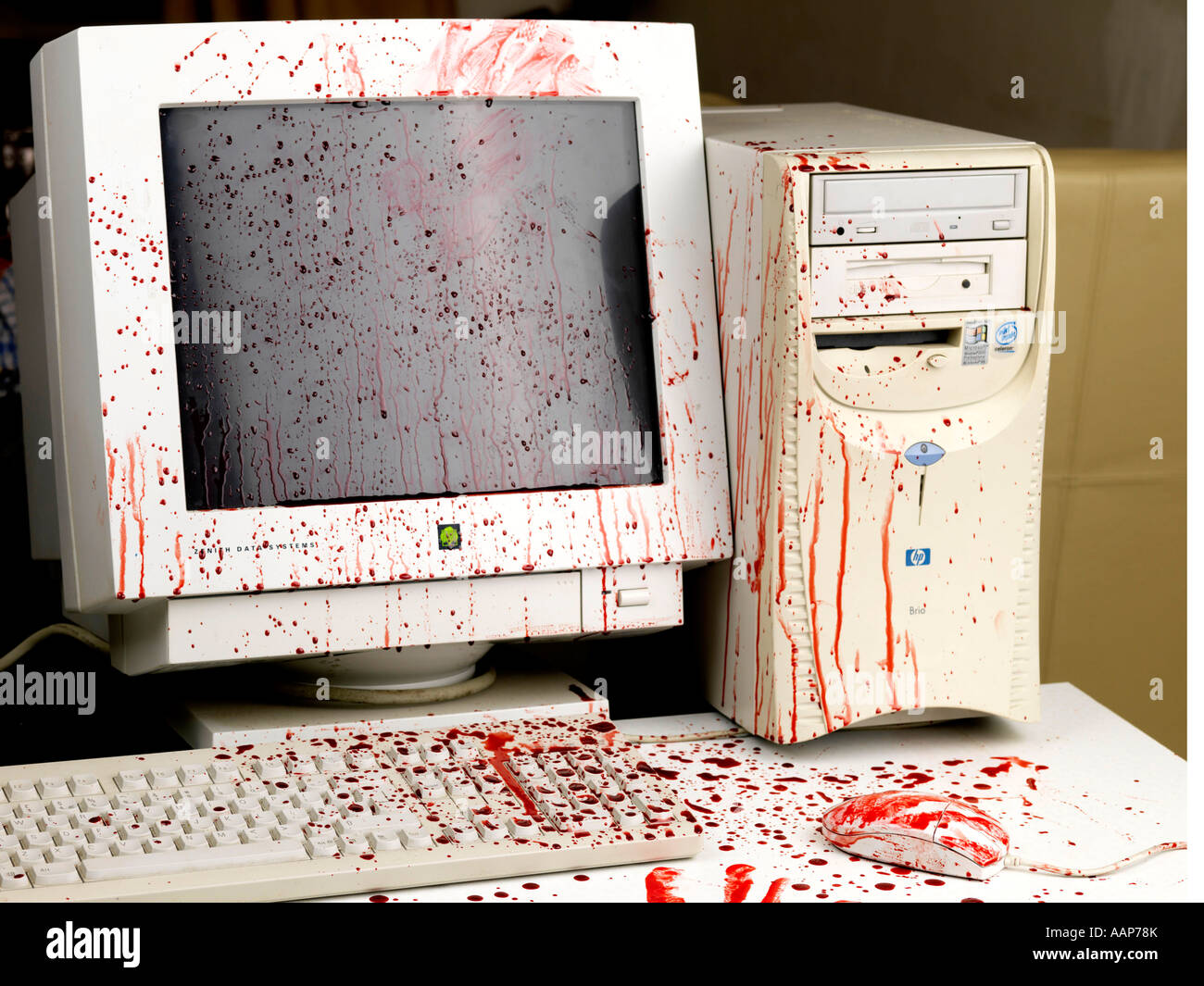 Meurtre Banque D'Images