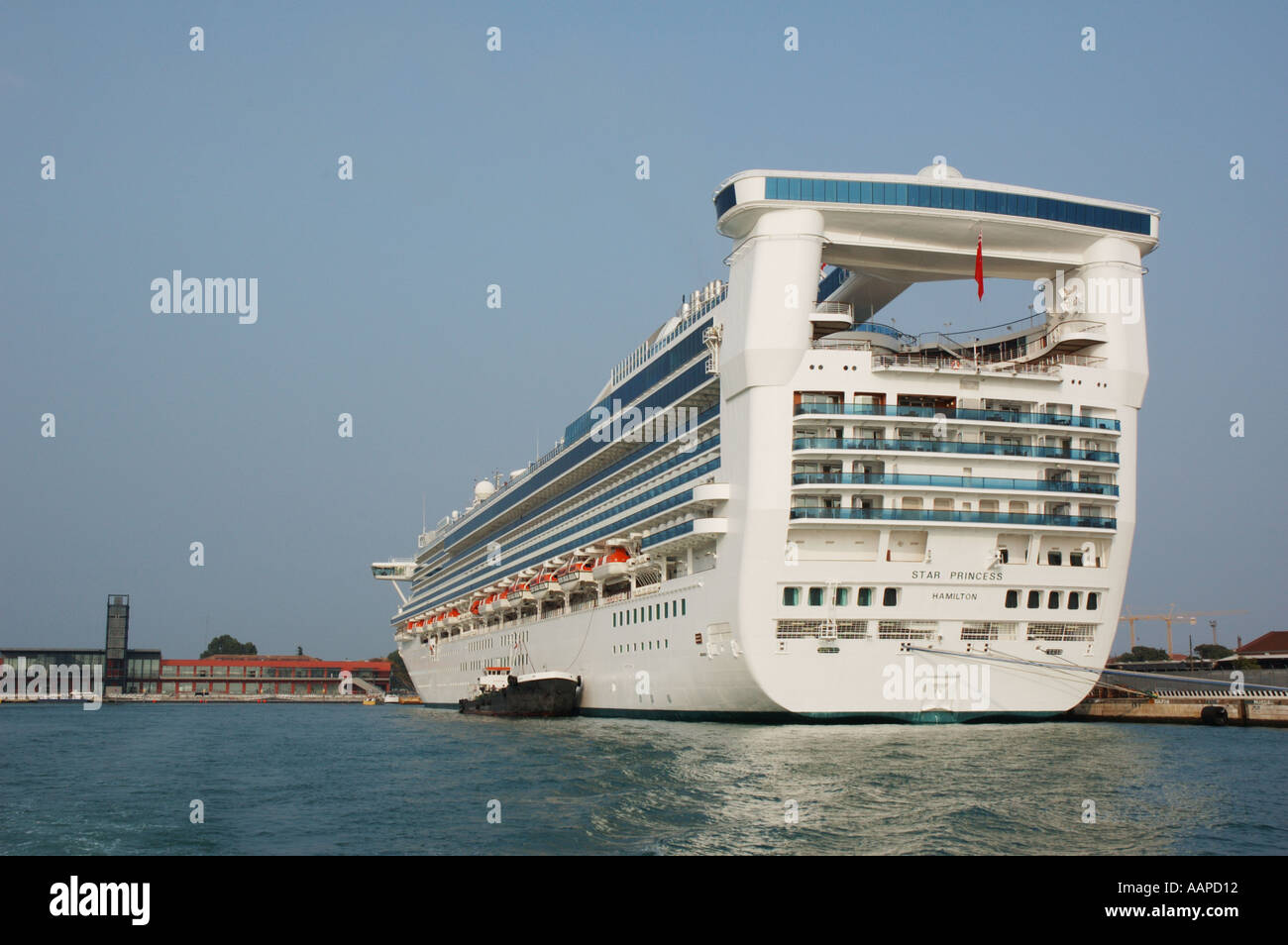 Star Princess bateau de croisière à Venise Banque D'Images