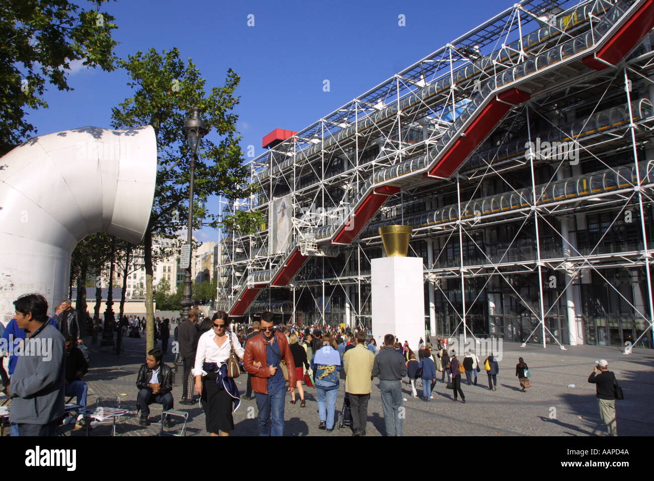 Musée Centre Culturel Centre Georges Pompidou Paris France Banque D'Images