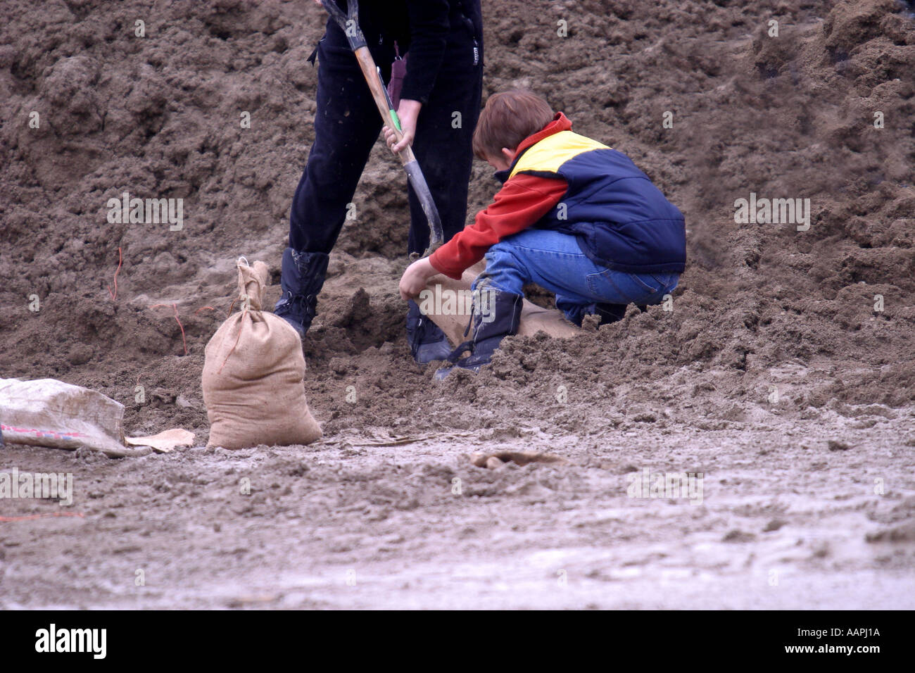 2005 Inondations dans le sud de l'Alberta Canada Banque D'Images