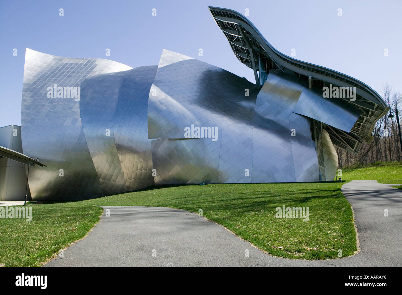 Frank Gehry conçu Fisher Center for the Performing Arts Bard College, Annandale on Hudson New York Banque D'Images