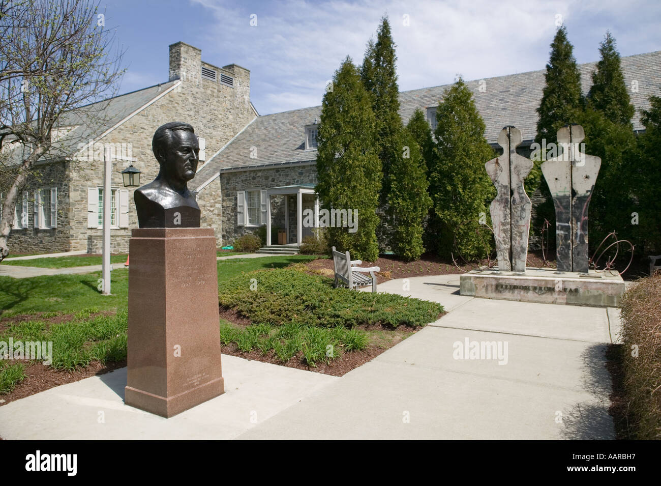 Franklin Delano Roosevelt FDR Presidential Library and Museum National Historic Site Hyde Park à New York Banque D'Images
