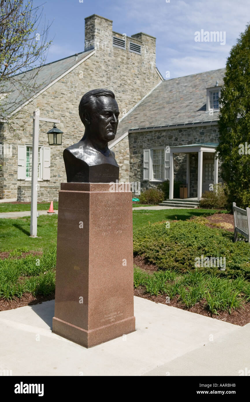 Franklin Delano Roosevelt FDR Presidential Library and Museum National Historic Site Hyde Park à New York Banque D'Images