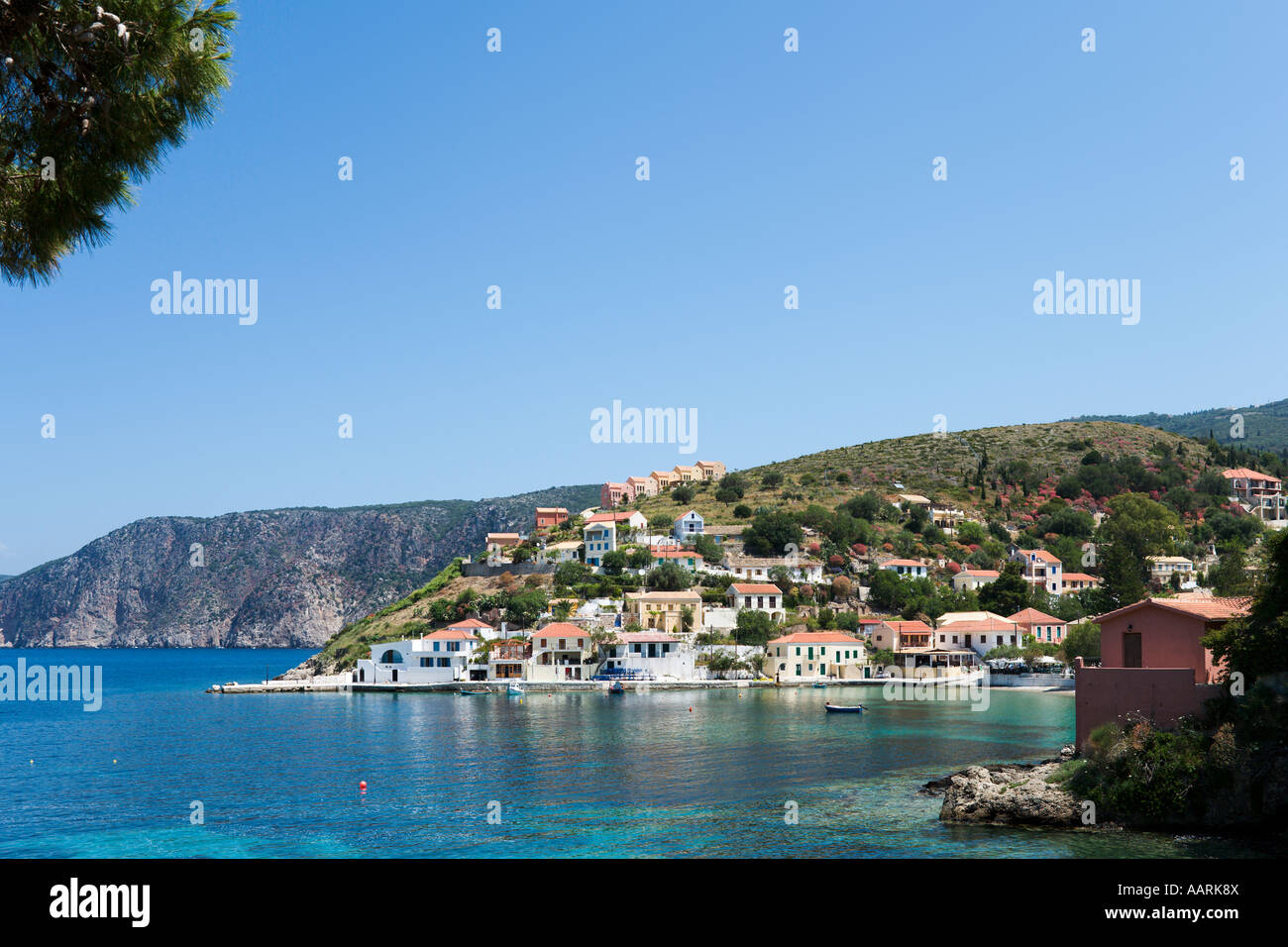 Assos, Kefalonia, îles Ioniennes, Grèce Banque D'Images