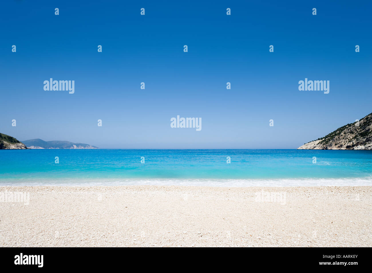 Plage de Mirtos, Kefalonia, îles Ioniennes, Grèce Banque D'Images