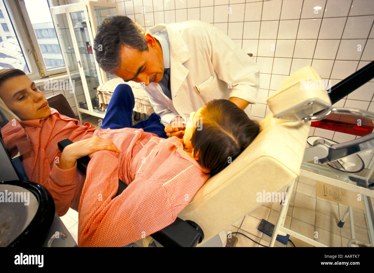 Jumeaux siamois russe masha et dasha krivoshlyapova à Moscou Banque D'Images