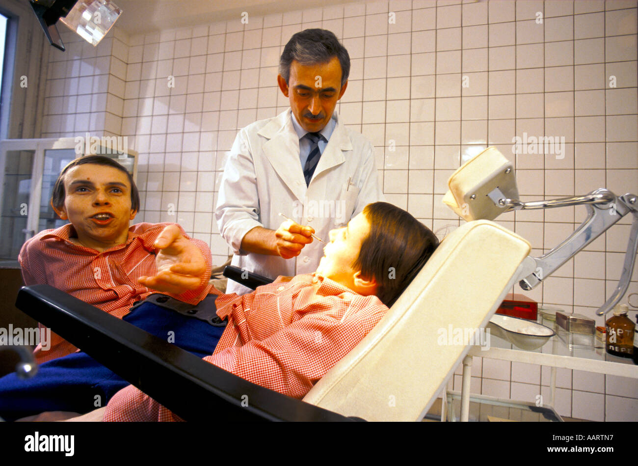 Jumeaux siamois russe masha et dasha krivoshlyapova à Moscou Banque D'Images