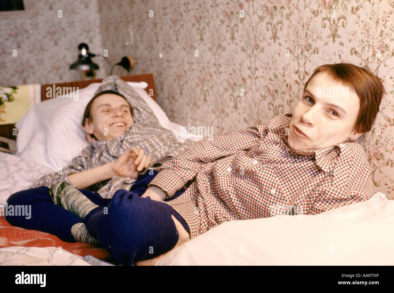 Jumeaux siamois russe masha et dasha krivoshlyapova à Moscou Banque D'Images