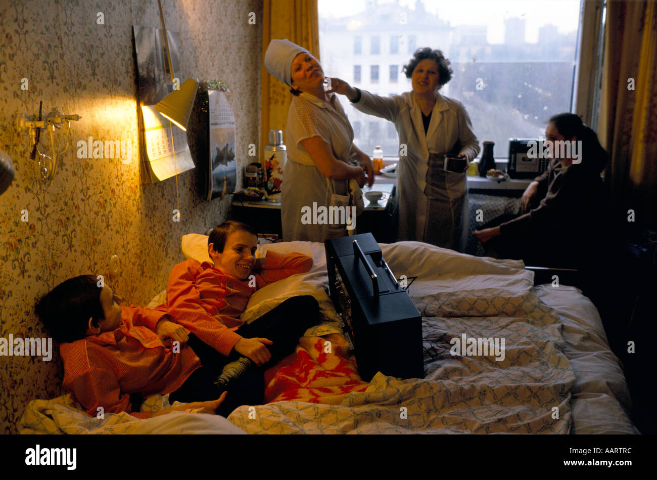 Jumeaux siamois russe masha et dasha krivoshlyapova à Moscou Banque D'Images