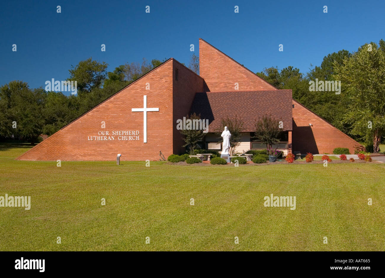 Notre Berger Lutheran Church Hartsville en Caroline du Sud USA Banque D'Images