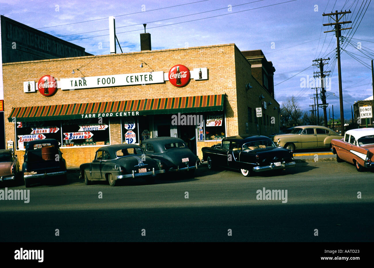 Smalltown America dans les années 50 Banque D'Images