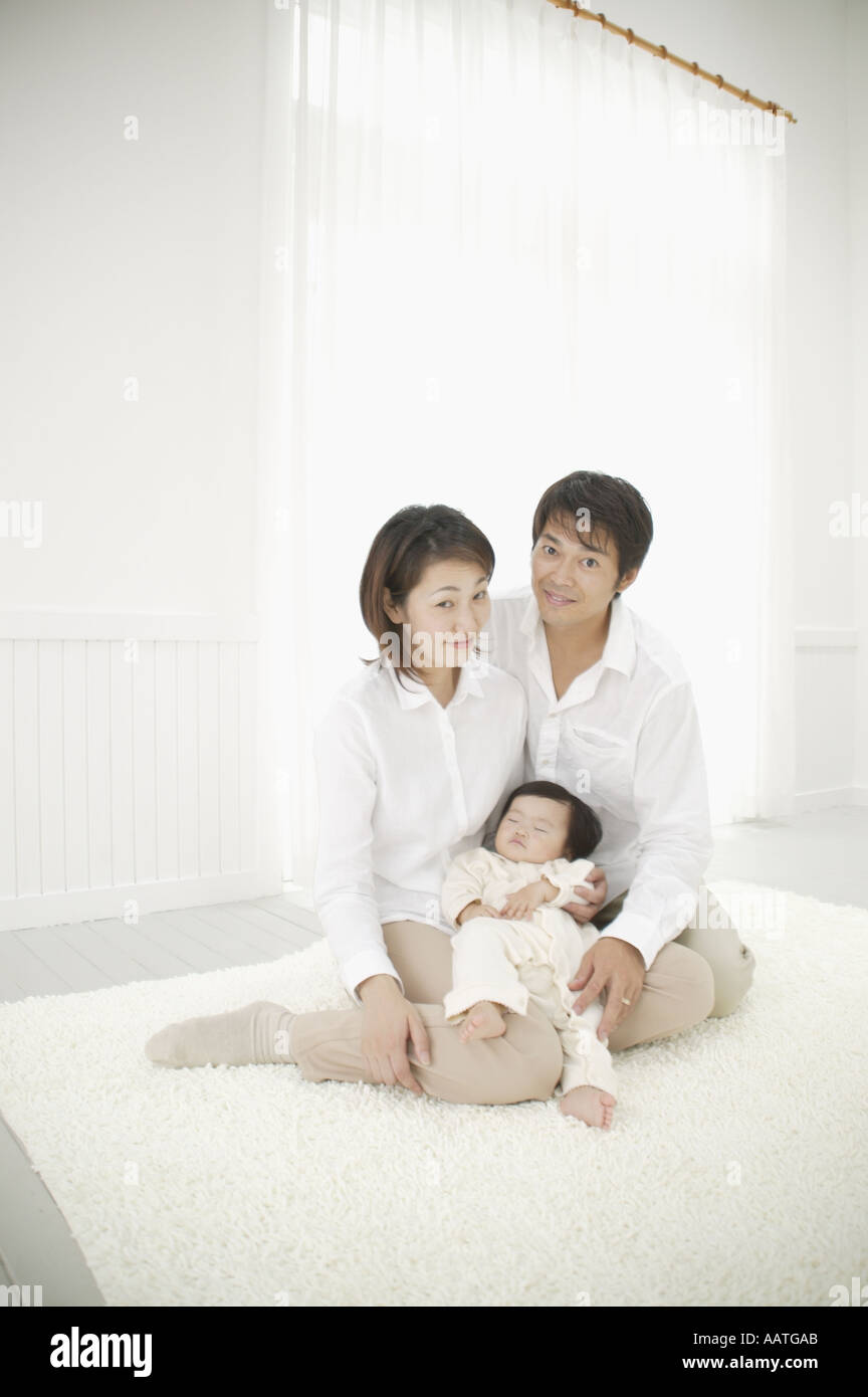 Portrait d'une famille Banque D'Images