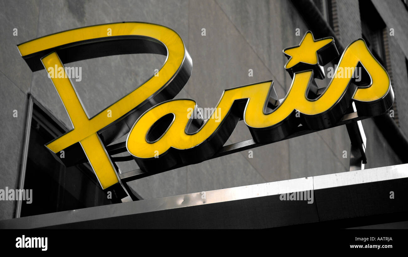 Théâtre de Paris Banque D'Images