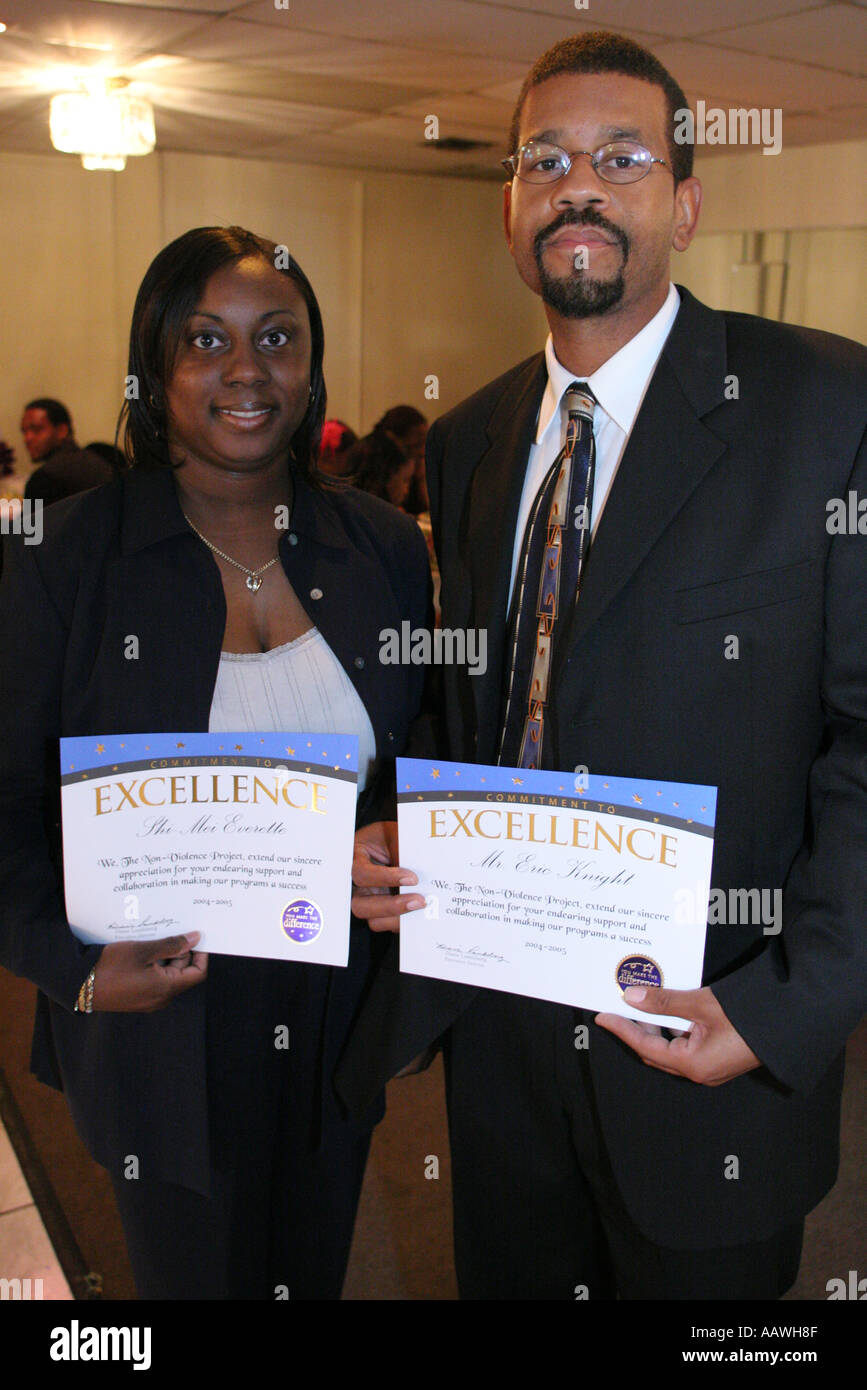 Miami Florida,Hialeah Gardens,non violence Project USA,Learn apprend l'apprentissage,enseigner,étudiants éducation élève jeunesse,anti drogue,éducation,étudier,non Banque D'Images