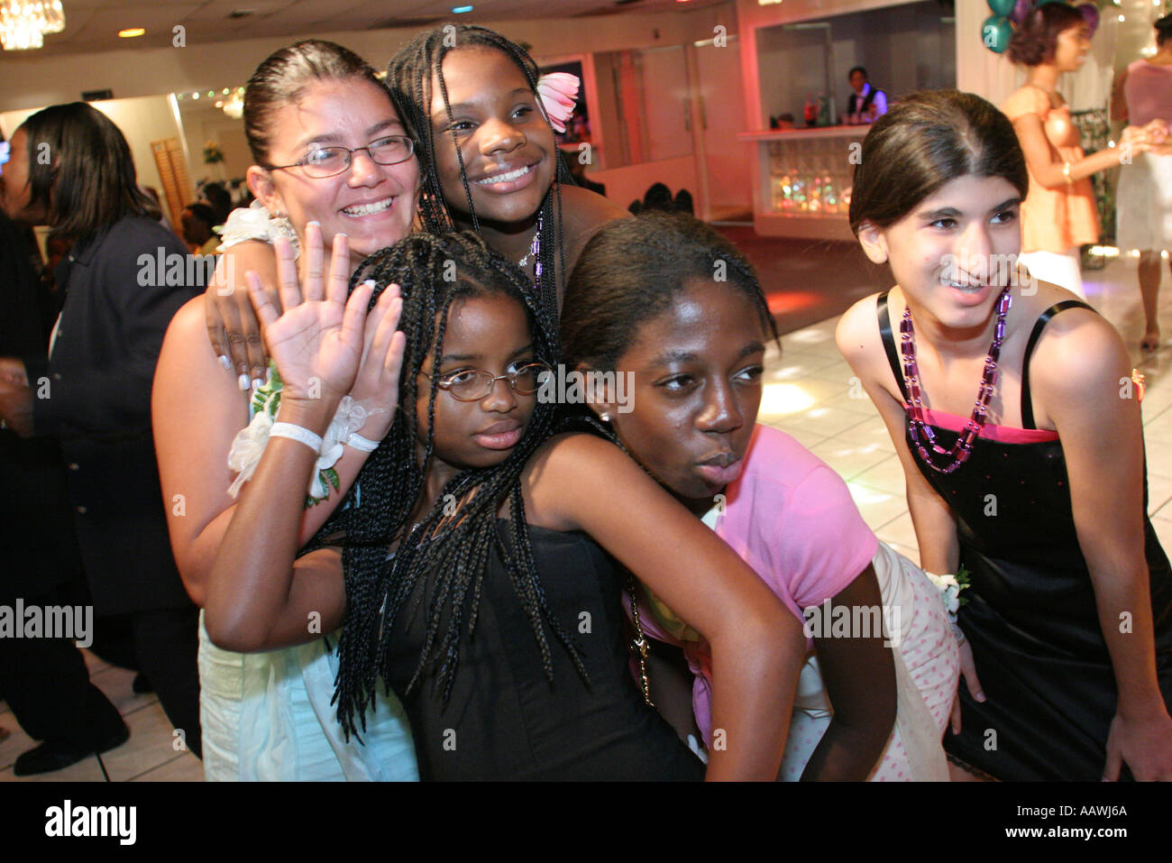 Miami Florida,Hialeah Gardens,non violence Project USA,Learn apprend l'apprentissage,enseigner,étudiants éducation élève jeunesse,anti drogue,éducation,étudier,non Banque D'Images