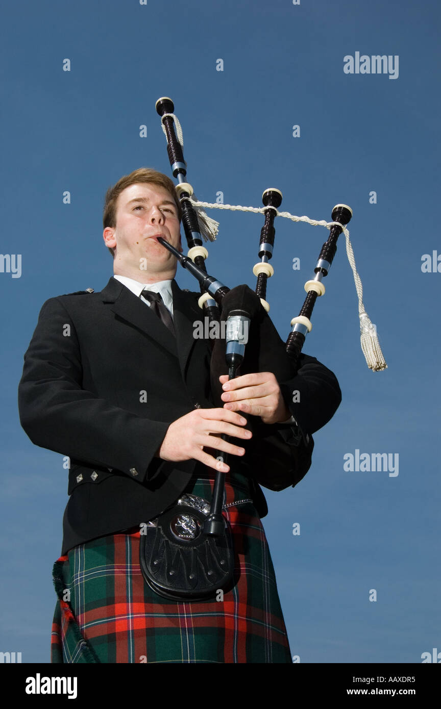 Bag Piper, Prince Edward Island, Canada. Banque D'Images