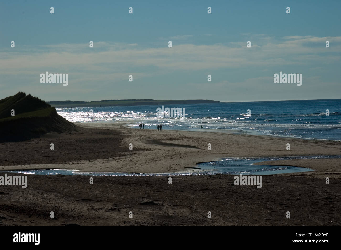 La plage de Cavendish. Parc national de l'île. Prince Edward Island en Marinetime Canada. Banque D'Images