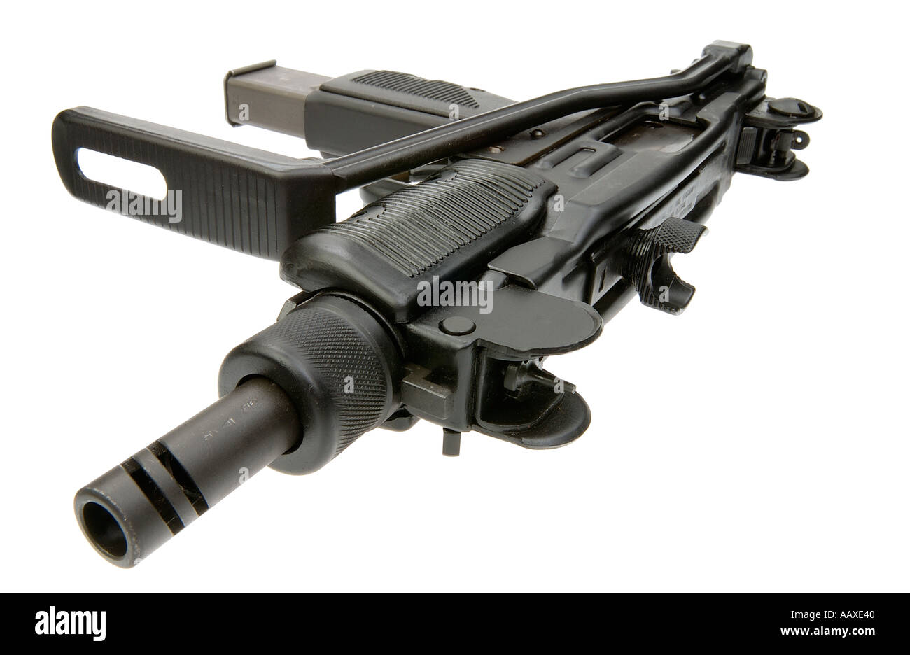 UZI 9mm machine gun, Israélien arme automatique. Banque D'Images