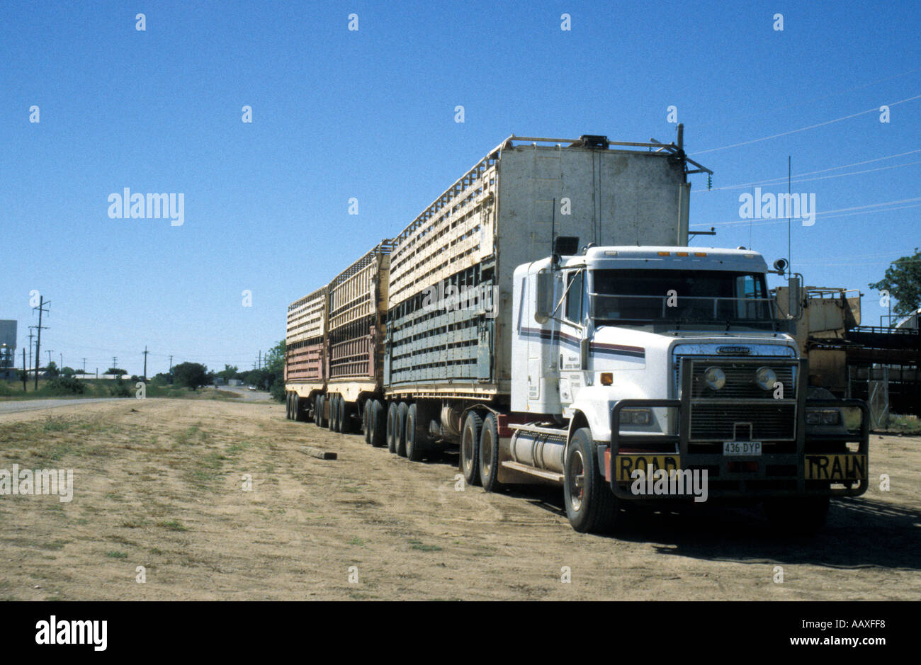 Train routier à bétail australien Banque de photographies et d’images à ...