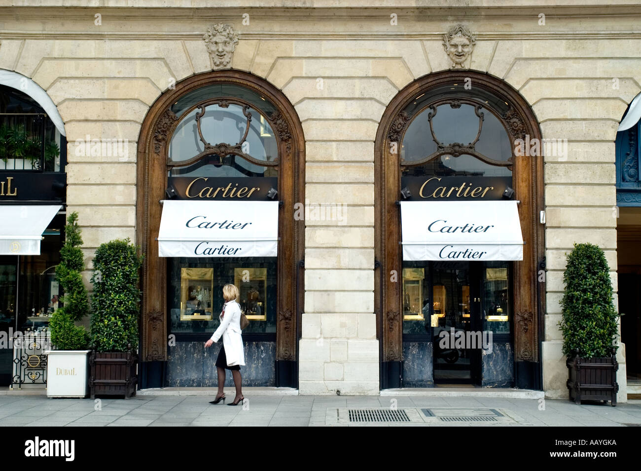 Cartier Place Vendôme Paris France bijoux bijoutier Photo Stock - Alamy