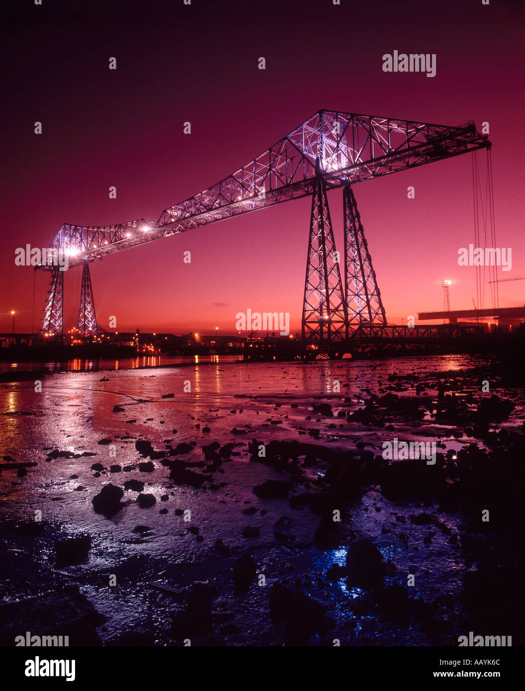 Transporter Bridge Middlesbrough Banque D'Images