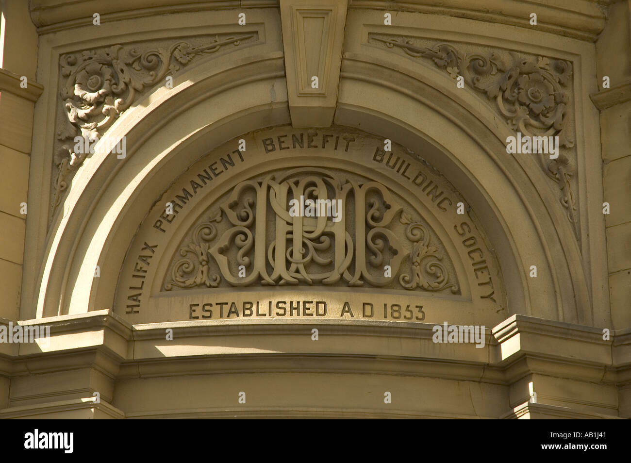 Siège d'origine de la Halifax Building Society Princess Street Halifax West Yorkshire Banque D'Images