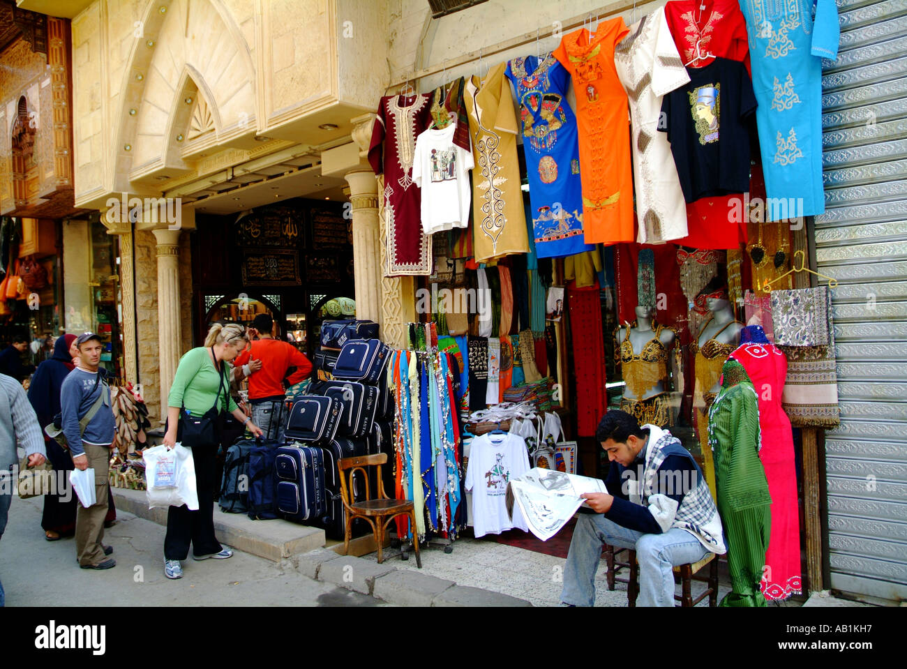 Scène de rue Le Caire, Egypte, Afrique du Sud Banque D'Images