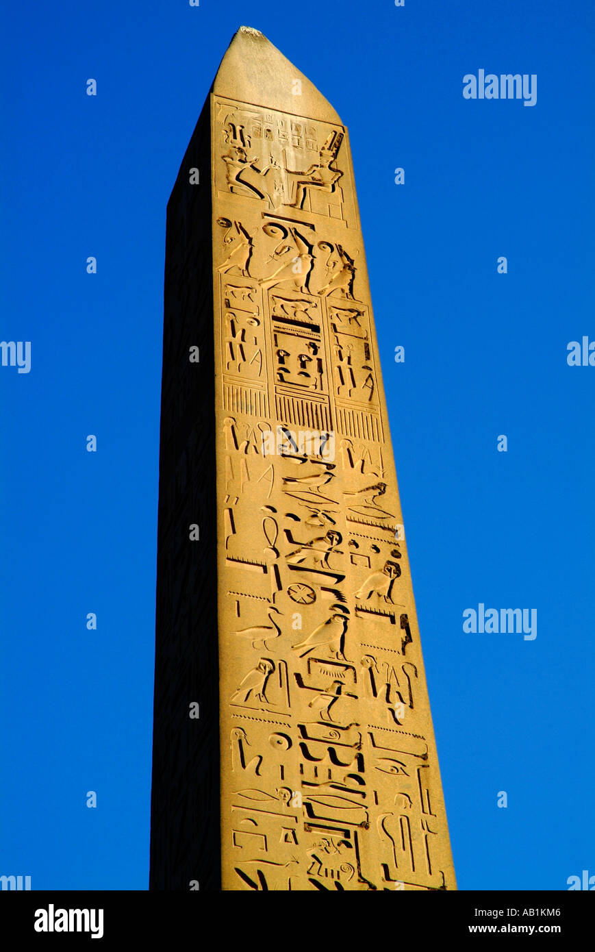 Obélisque de Louxor,Egypte,. Banque D'Images