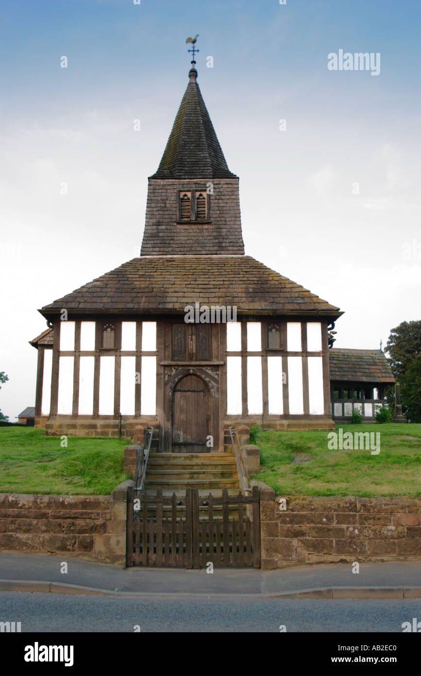 Églises à pans de bois à marton, cheshire Banque D'Images