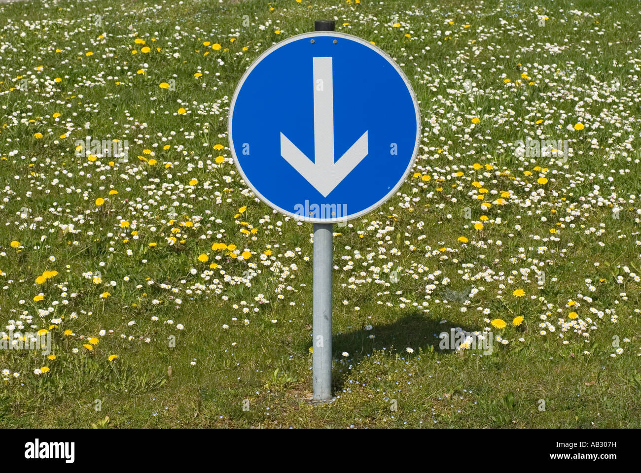 Signer le bas Munich Haute-bavière Allemagne Europe Banque D'Images