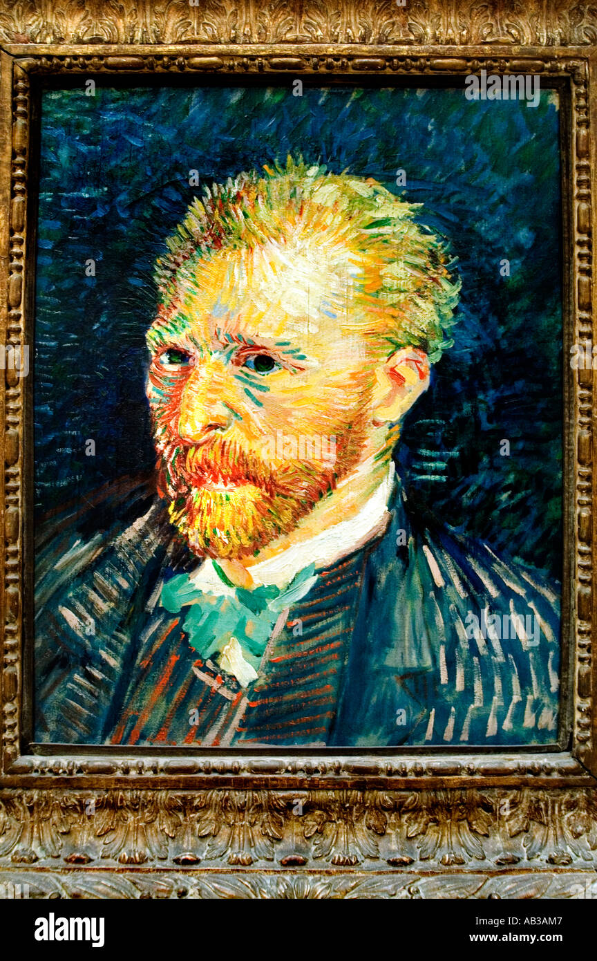 Vincent van Gogh 1853-1890 Autoportrait Pays-bas Néerlandais Banque D'Images