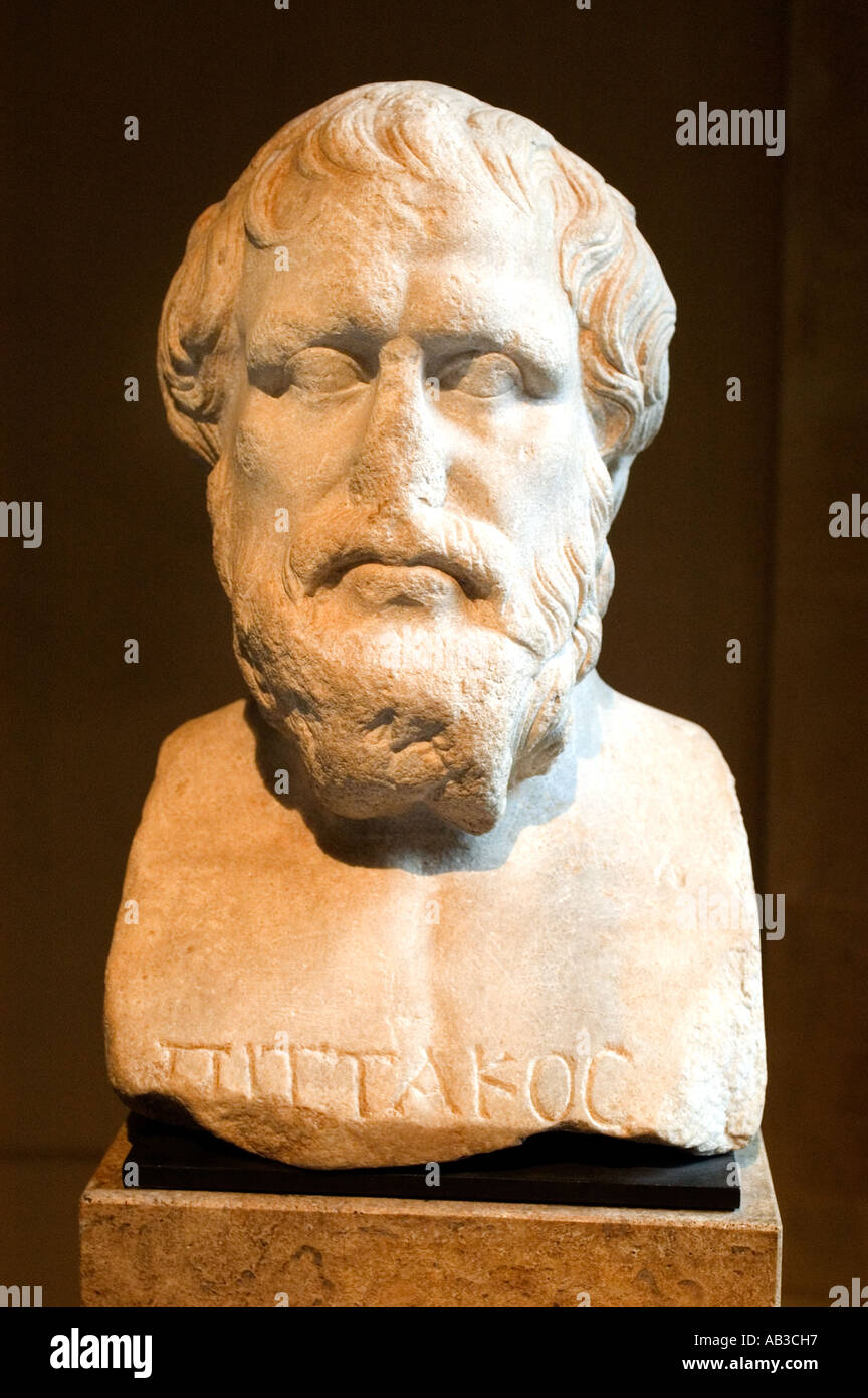 Pittacus philosophe philosophie Grèce grec Banque D'Images