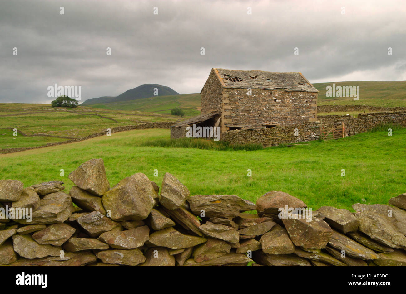 Barn Yorkshire Dales Banque D'Images