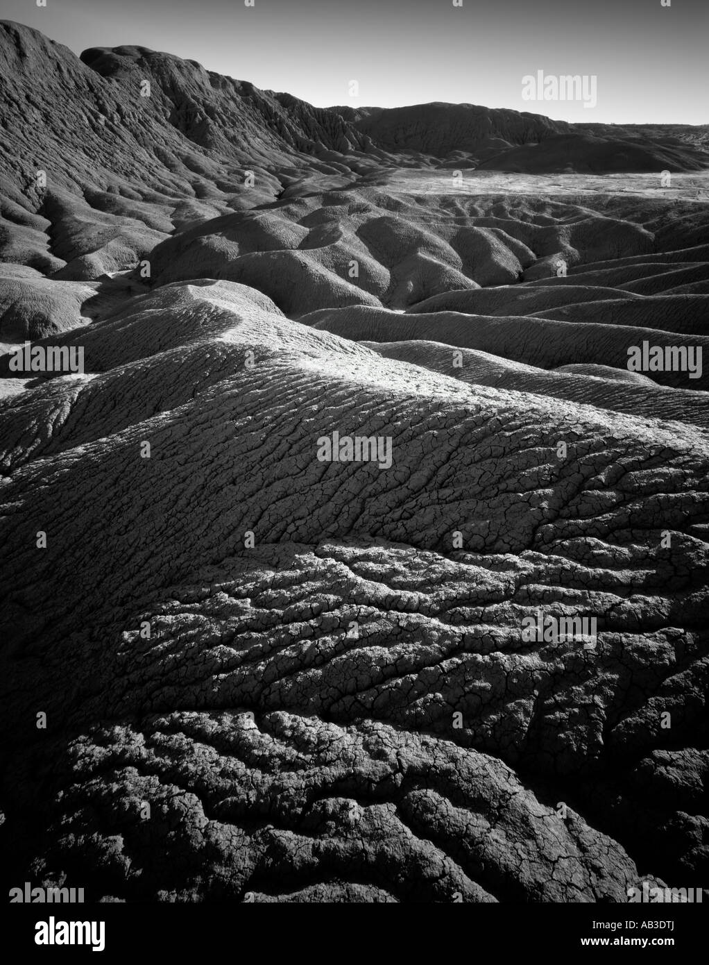 Le noir et blanc Détail Anza Borrego Borrego Badlands Desert State Park Borrego Springs San Diego County California United States Banque D'Images