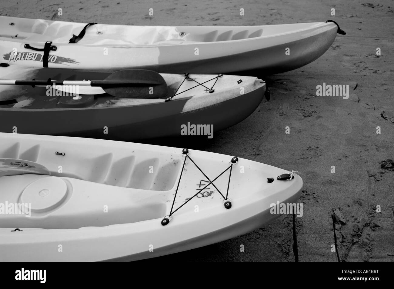 Paysage noir et blanc, Plage de Shanklin, Shanklin, Île de Wight, Angleterre, Royaume-Uni, GB. Banque D'Images