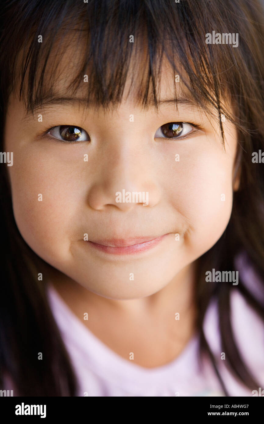 Close up portrait of girl Banque D'Images