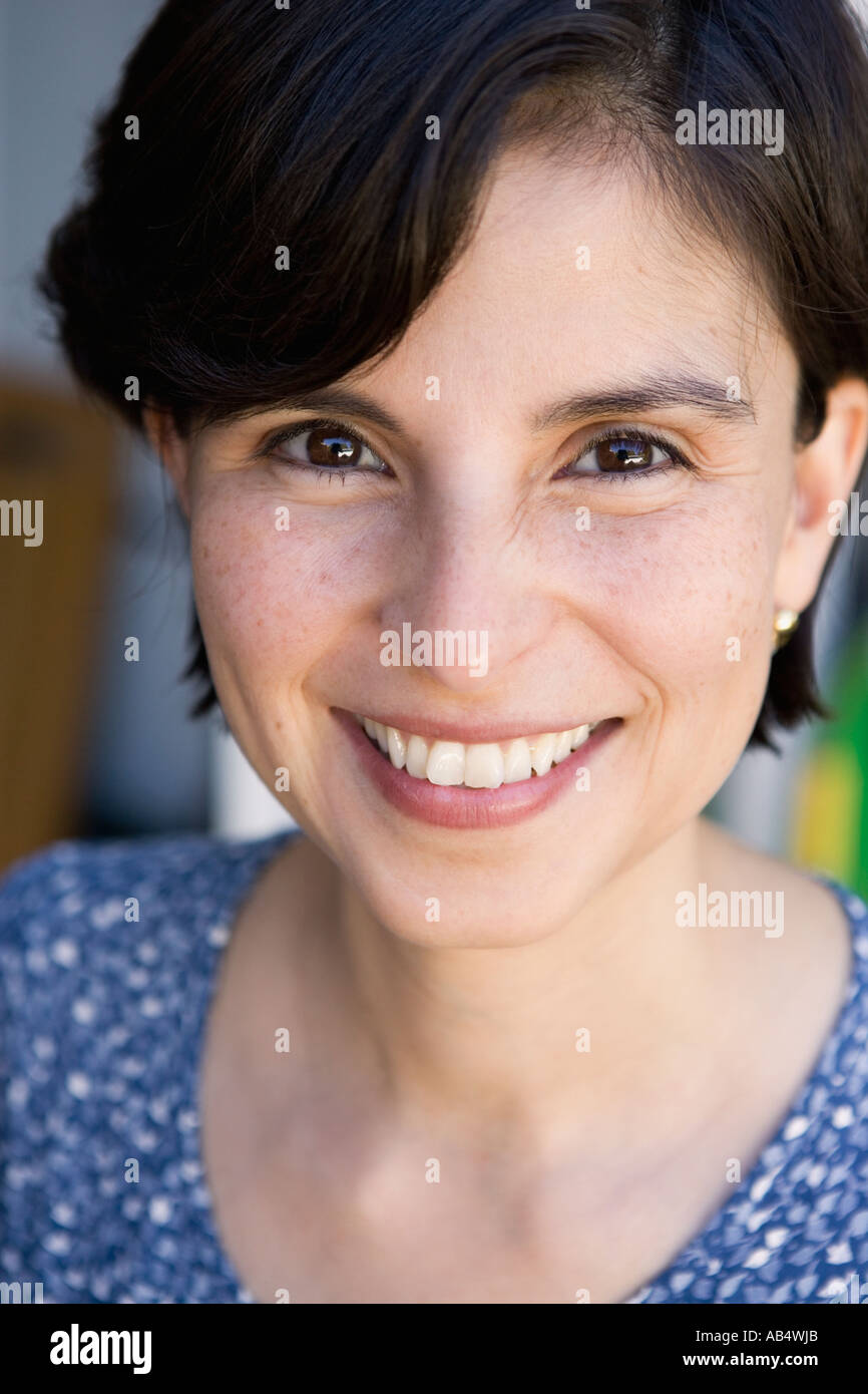 Close up portrait of woman Banque D'Images