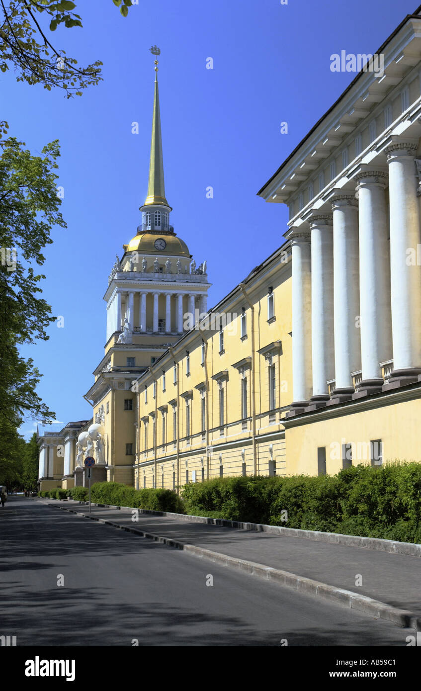 Les bâtiments de l'Amirauté à Saint-Pétersbourg, en Fédération de Russie Banque D'Images