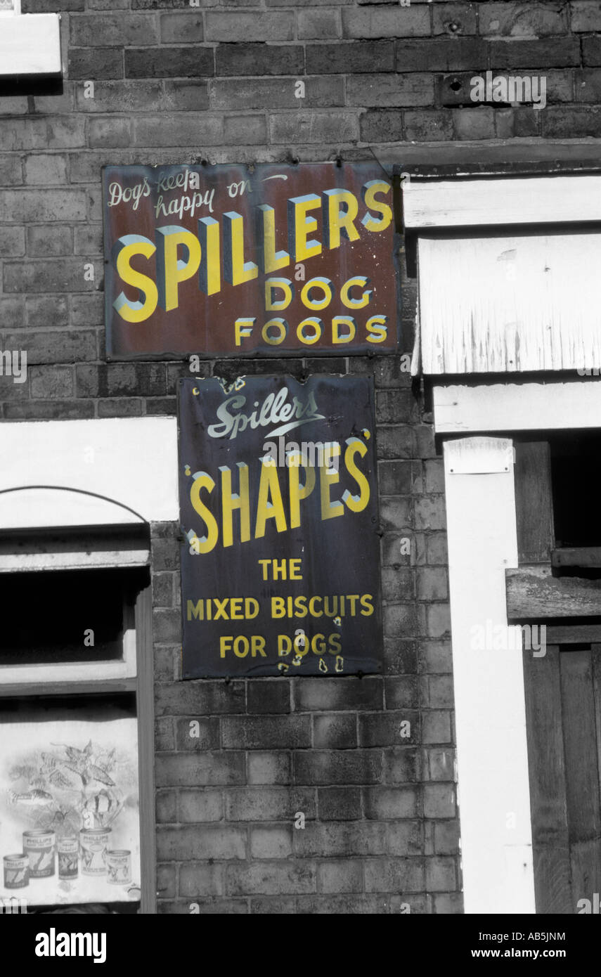 Signes Vintage Banque D'Images