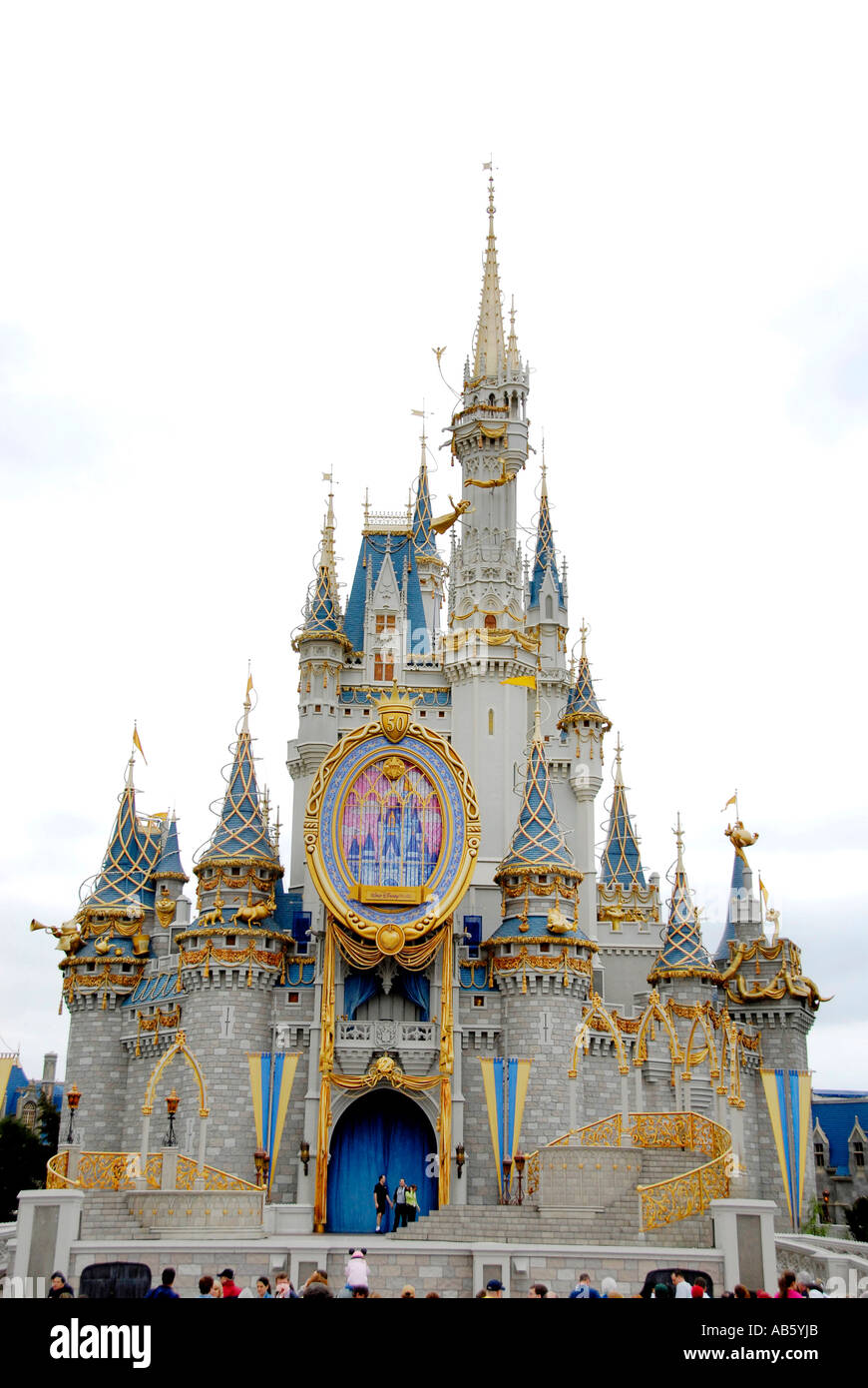 Magic Kingdom à Walt Disney World Orlando Floride FL Banque D'Images