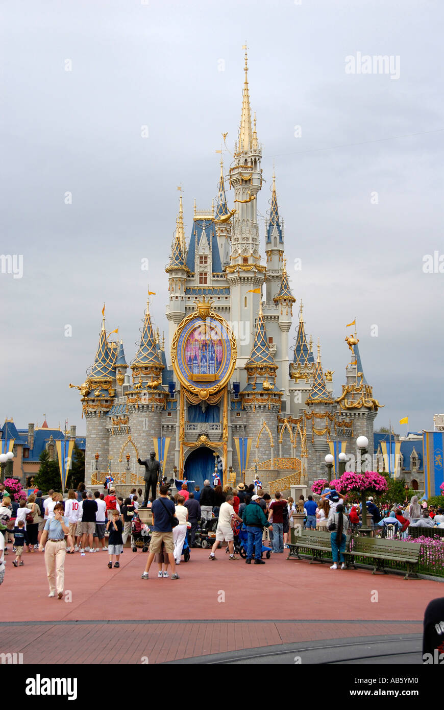 Magic Kingdom à Walt Disney World Orlando Floride FL Banque D'Images