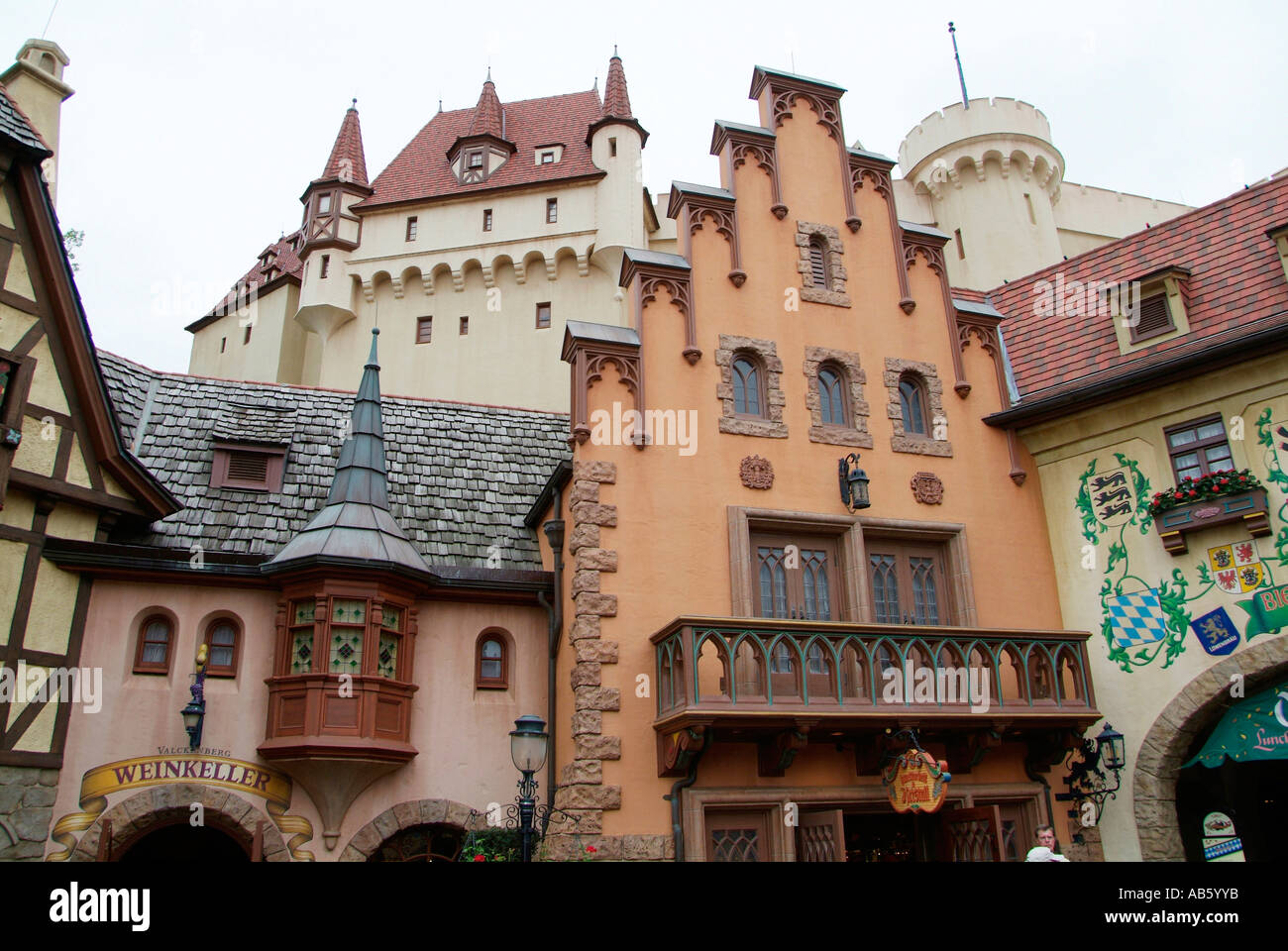 Le Centre Epcot à Walt Disney World Orlando Floride FL le parc à thème Banque D'Images
