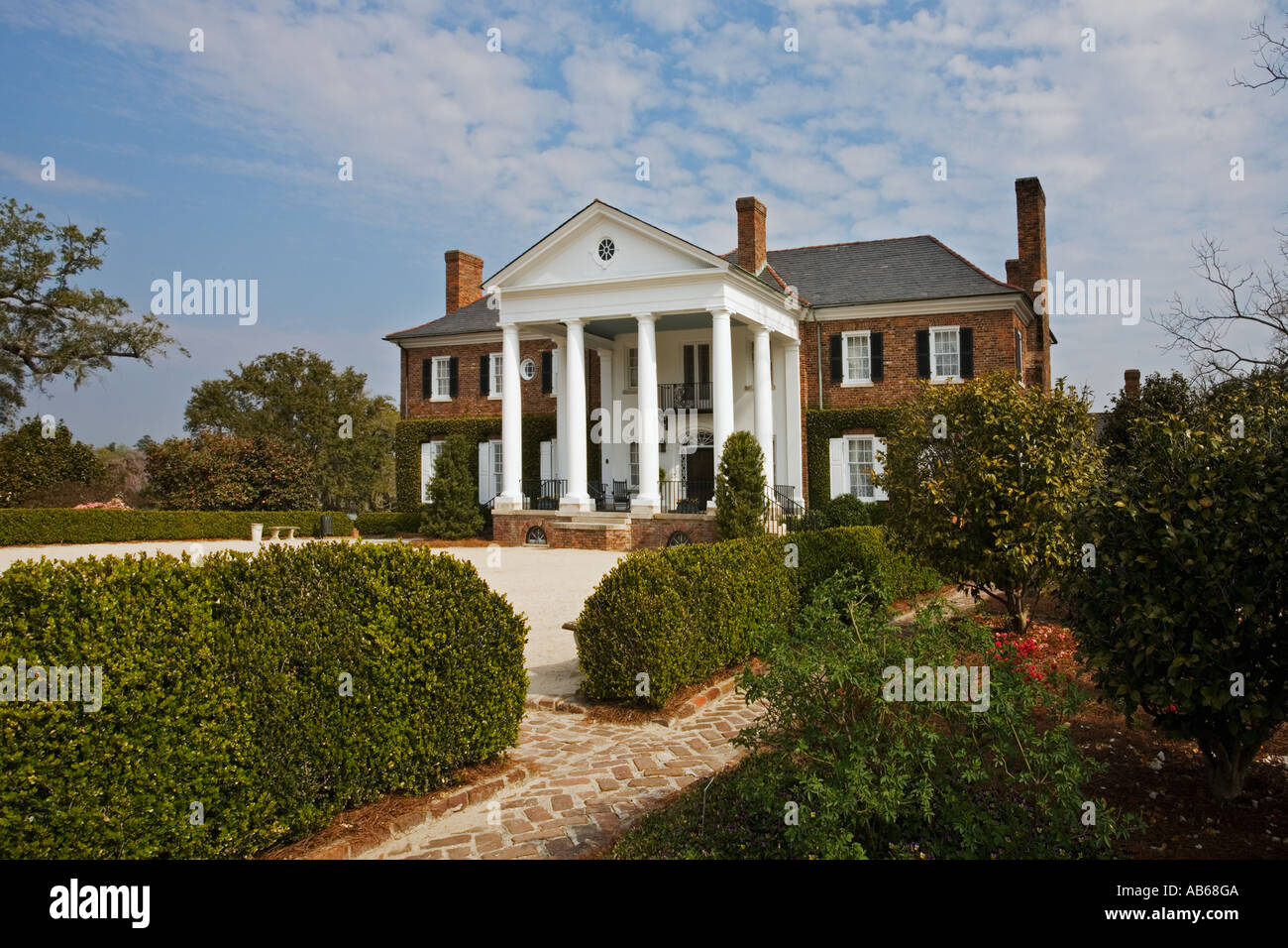 Historic Boone Hall Plantation Charleston en Caroline du Sud USA Banque D'Images