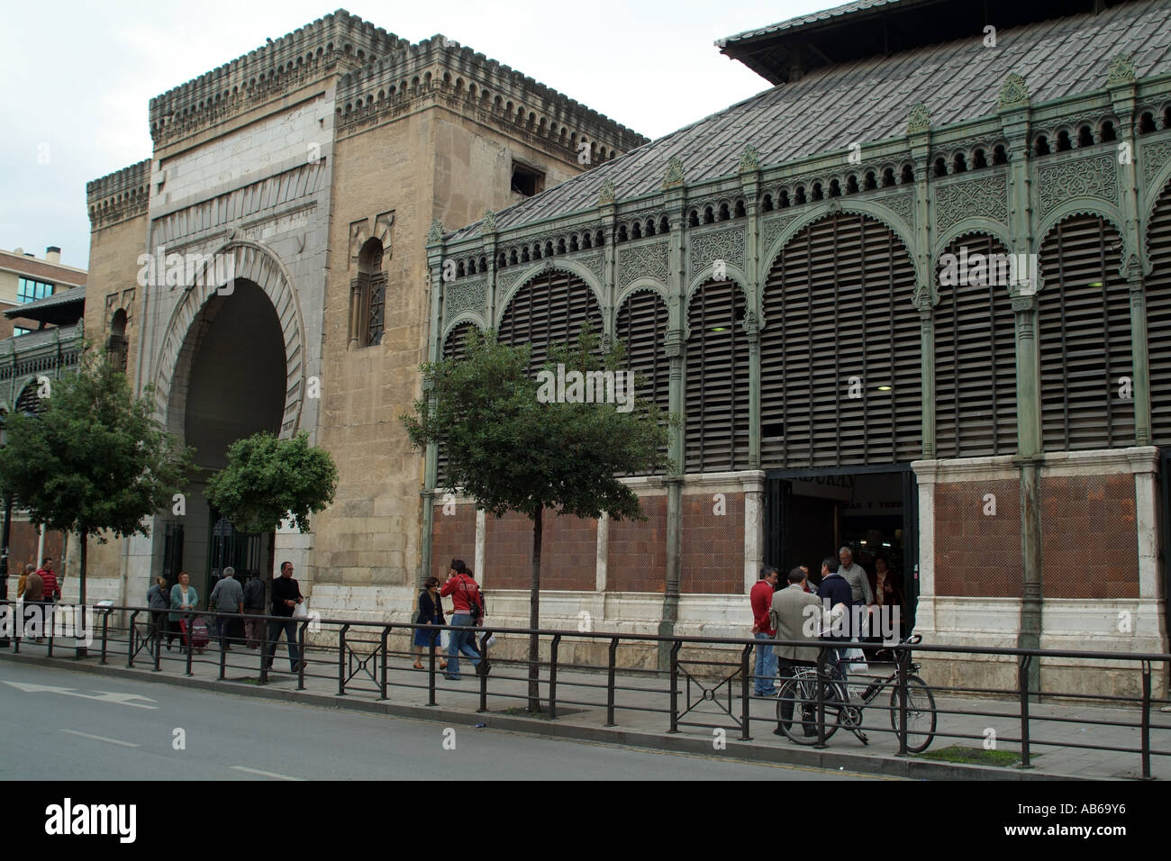 Le centre-ville de Malaga Espagne du sud l'Europe l'UE marché Atarazanas Banque D'Images