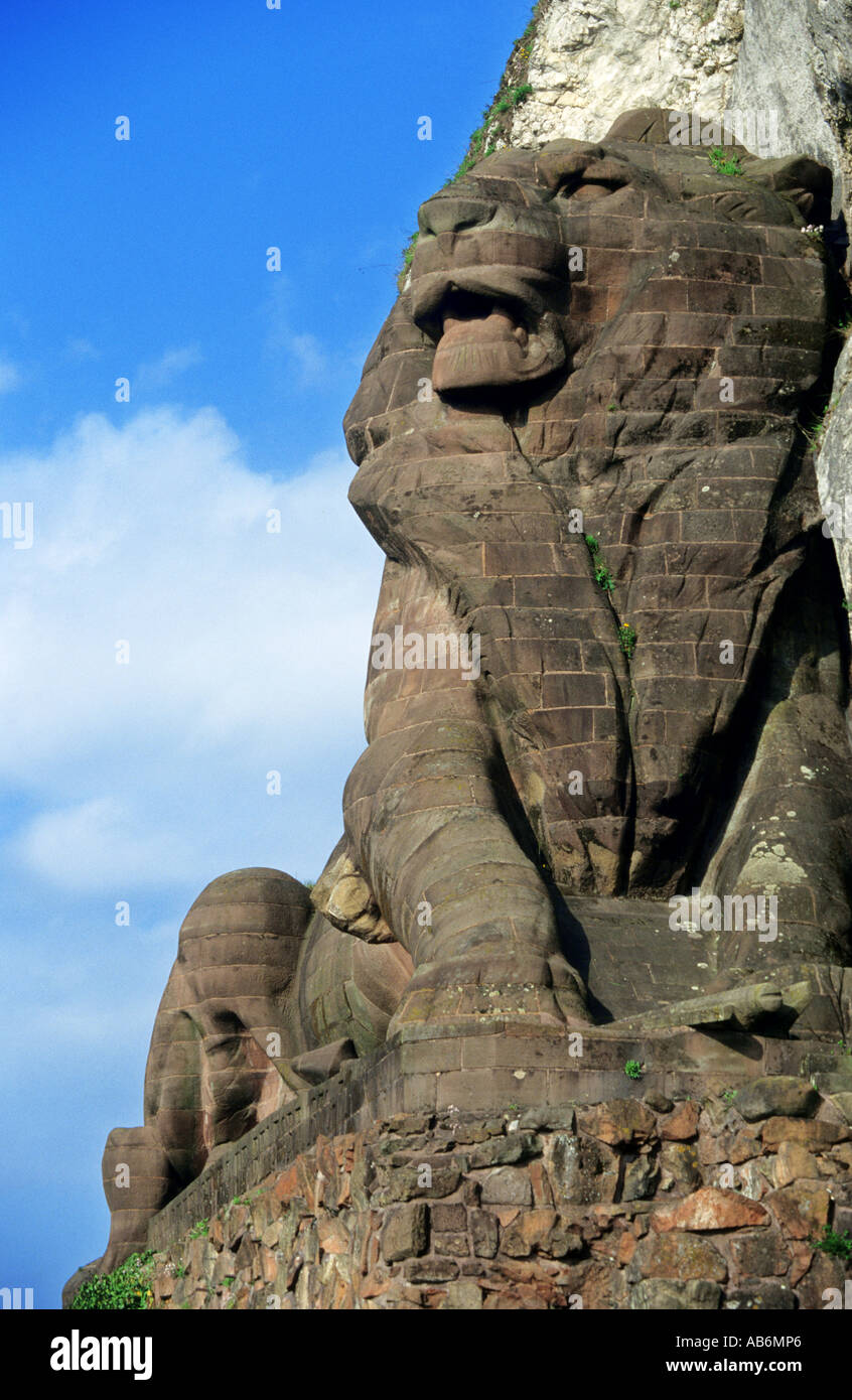 Lion de Belfort - Territoire de Belfort - France - Banque D'Images