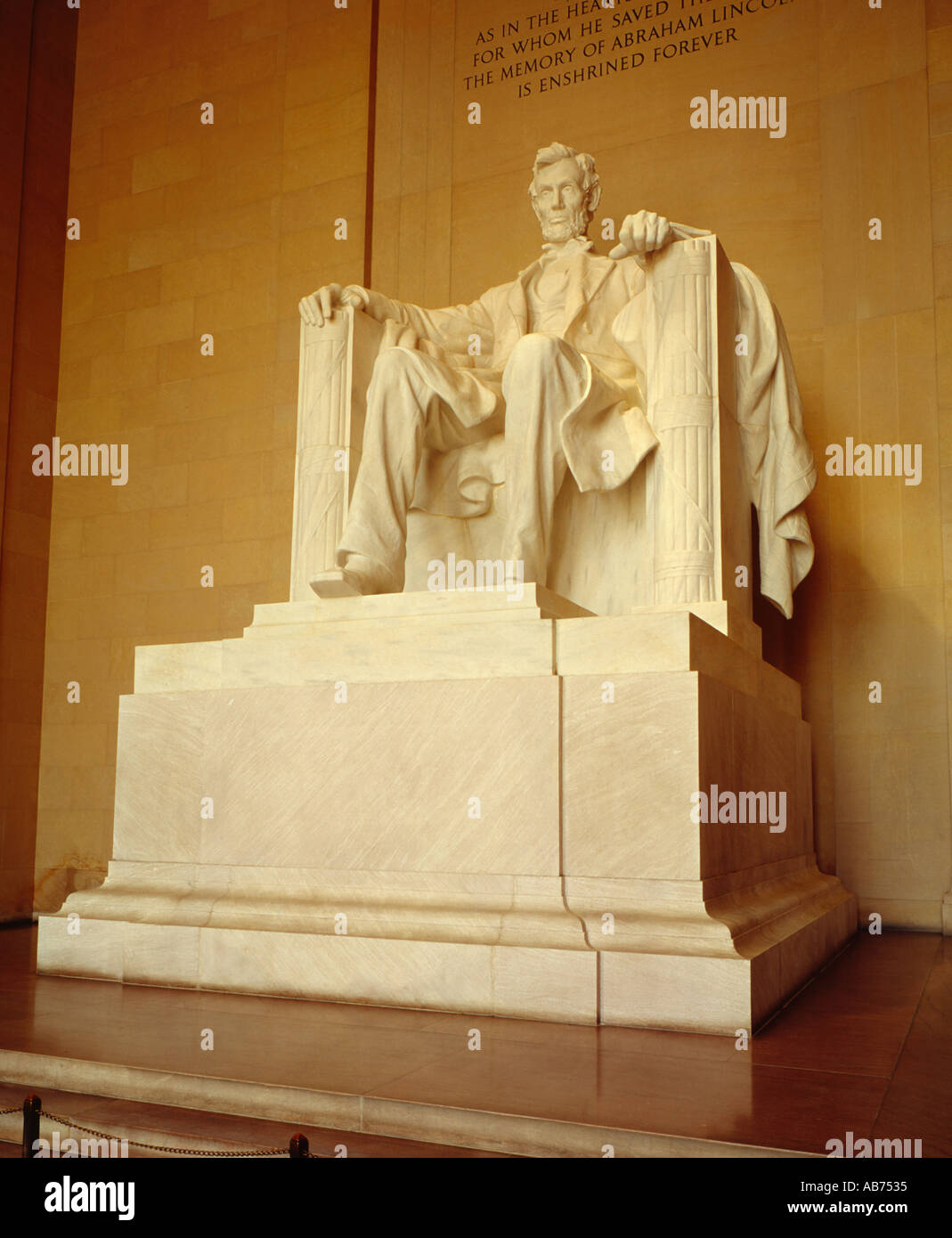Lincoln Memorial Washington D C USA Banque D'Images