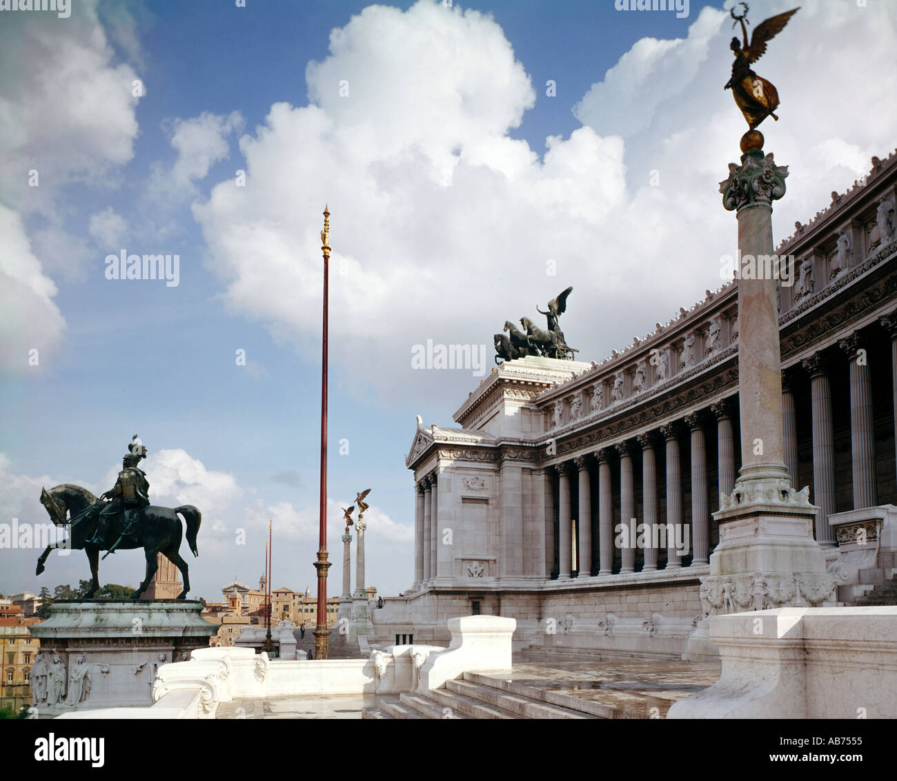 Victor Emmanuel Monument Rome Italie Banque D'Images