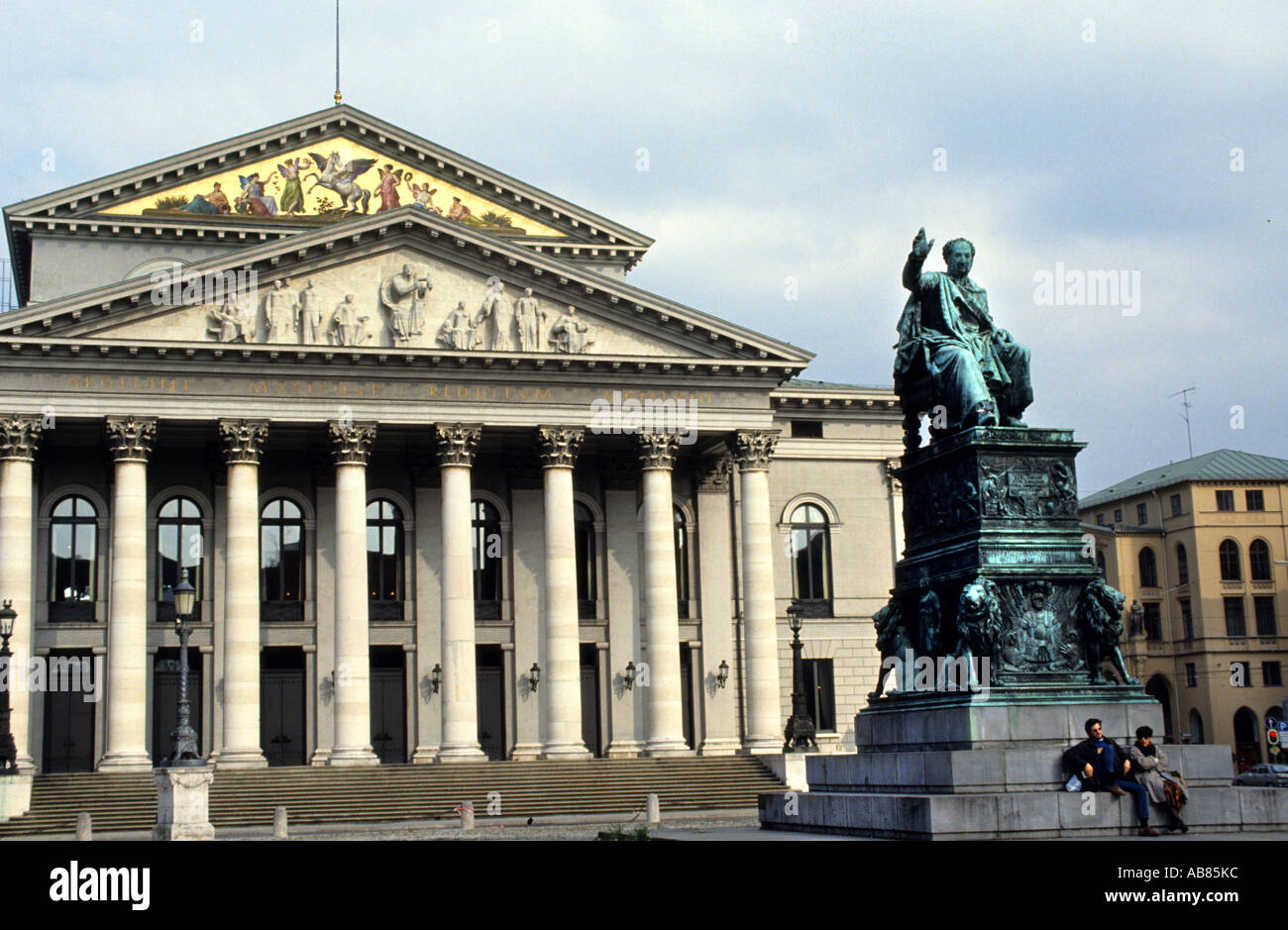 Allemand Allemagne Bavière Munich Max je monument Joseph Banque D'Images