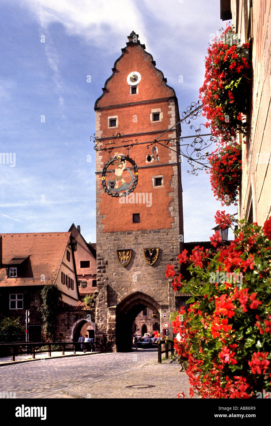 Crailsheim Allemagne Allemand Bayern Moyen-Âge Banque D'Images